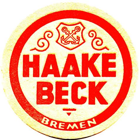 bremen hb-hb haake rund 1stg 3a (215-haake beck bremen-rot)